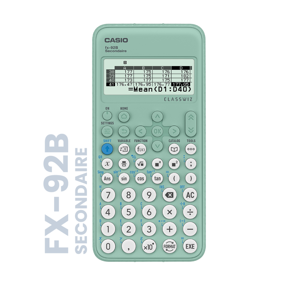 Rekenmachine Casio FX92B Secondaire